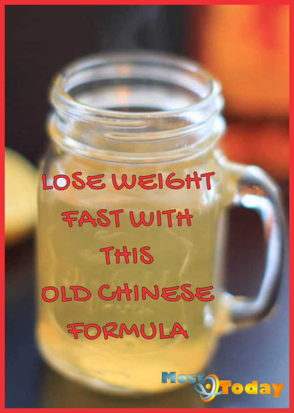 LOSE WEIGHT FAST WITH THIS OLD CHINESE FORMULA