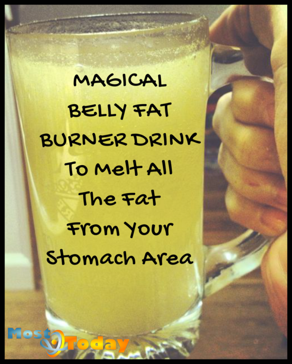 Magical Belly Fat Burner Drink To Melt All The Fat From Your Stomach Area