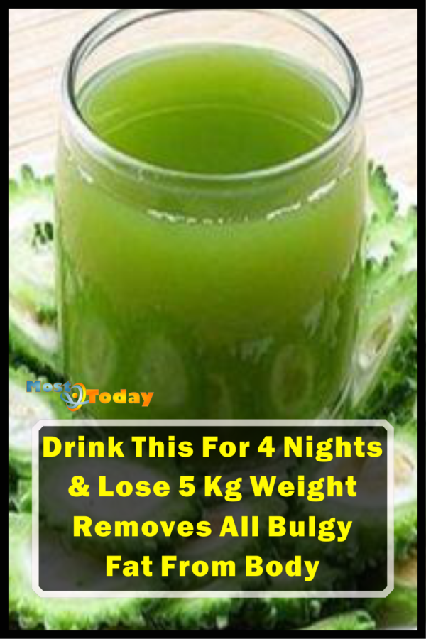 Drink This For 4 Nights & Lose 5 Kg Weight – Removes All Bulgy Fat From Body