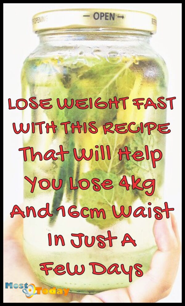 Lose Weight Fast With this Recipe That Will Help You Lose 4kg and 16cm Waist in Just A few Days